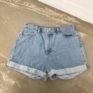 BDG high waisted mom jean shorts
